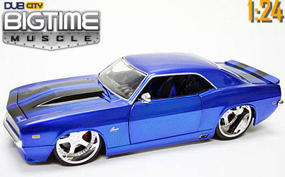 1969 Chevy Camaro - Blue (DUB City Big Time Muscle) 1/24