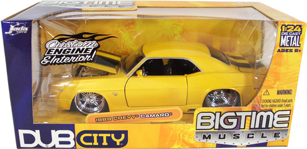 1969 Chevy Camaro SS - Yellow (DUB City Bigtime Muscle) 1/24