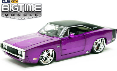 1970 Dodge Charger - Crazy Purple (DUB City Bigtime Muscle) 1/24