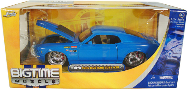 1970 Ford Mustang Boss 429 - Blue (DUB City Bigtime Muscle) 1/24