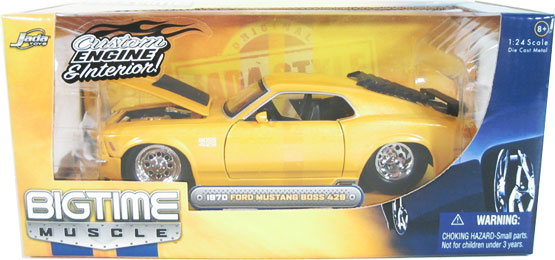1970 Ford Mustang Boss 429 - Yellow (DUB City Bigtime Muscle) 1/24