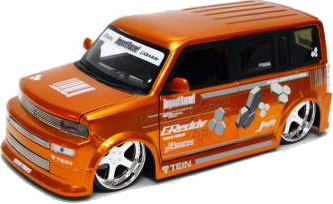 Scion xB - Copper w/ Maya 'DTS' Rims (Import Racer) 1/24