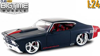 1969 Chevy Chevelle SS 454 - Black (DUB City Bigtime Muscle) 1/24