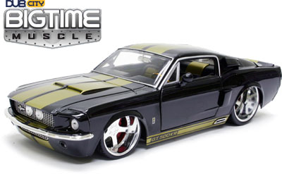1967 Ford Mustang Shelby GT-500KR - Black (DUB City Big Time Muscle) 1/24
