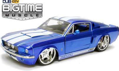 1967 Ford Mustang Shelby GT-500KR - Blue (DUB City Big Time Muscle) 1/24