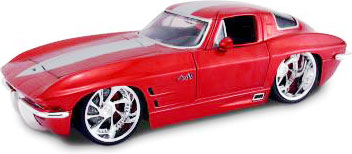 1963 Chevy Corvette Stingray - Red (DUB City Bigtime Muscle) 1/24