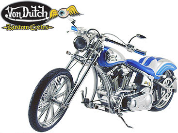 Dragnut - Blue (Von Dutch Kustom Cycles) 1/18