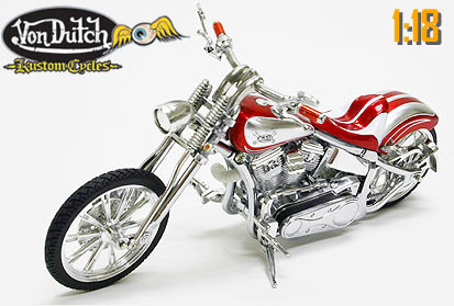 Dragnut - Red (Von Dutch Kustom Cycles) 1/18