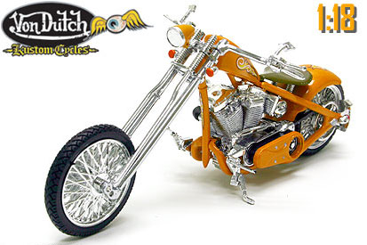 Cruel World - Orange (Von Dutch Kustom Cycles) 1/18