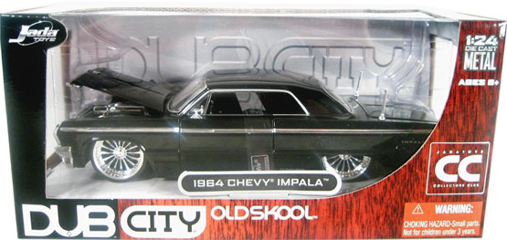 1964 Chevy Impala - Black (DUB City) 1/24 diecast car scale model