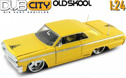 1964 Chevy Impala - Yellow (DUB City) 1/24
