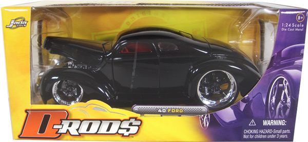 1940 Ford Coupe - Black (D-Rods) 1/24