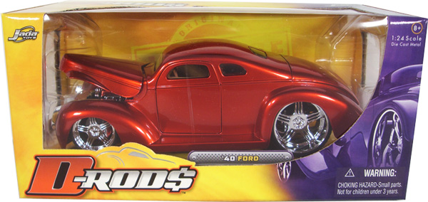 1940 Ford Coupe - Red (D-Rods) 1/24