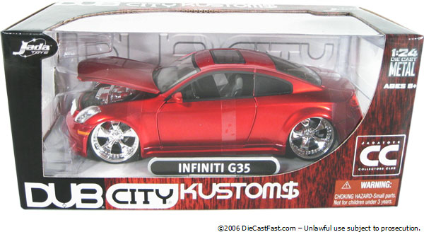 Infiniti G35 - Candy Red (DUB City) 1/24