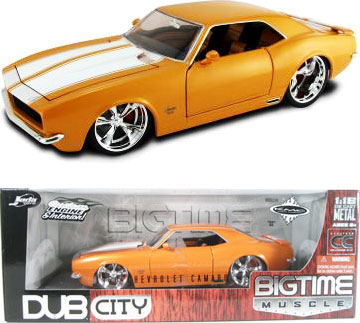 1968 Chevy Camaro SS 396 - Orange (DUB City Bigtime Muscle) 1/18