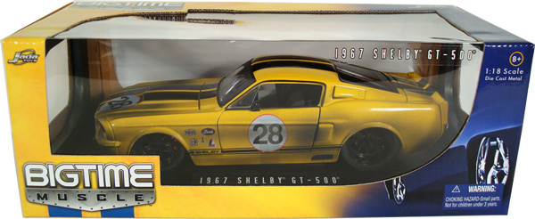 1967 Shelby Mustang GT-500 - Racing Dirty Version (DUB City Bigtime Muscle) 1/18