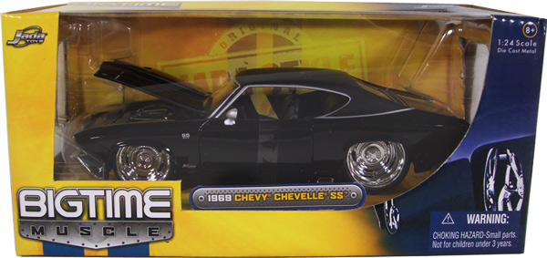 1969 Chevy Chevelle SS - Black (DUB City Bigtime Muscle) 1/24