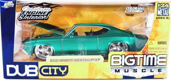 1969 Chevy Chevelle SS - Metallic Green (Big Time Muscle) 1/24 diecast