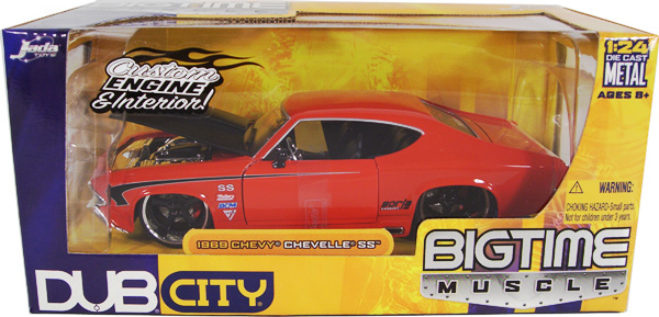 1969 Chevy Chevelle SS - Red (DUB City Bigtime Muscle) 1/24