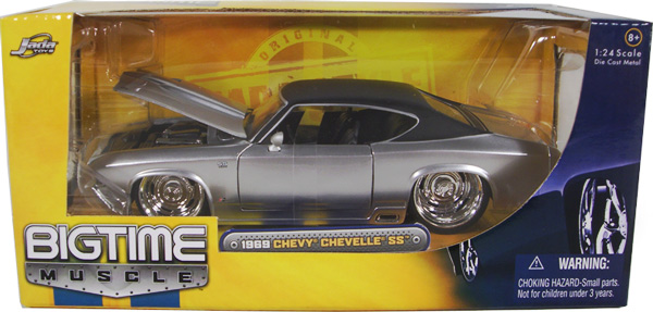 1969 Chevy Chevelle SS - Silver (DUB City Bigtime Muscle) 1/24