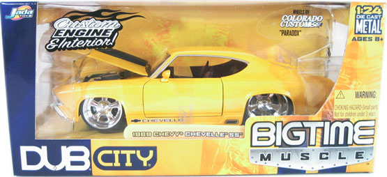 1969 Chevy Chevelle SS - Yellow (Big Time Muscle) 1/24