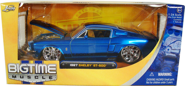 1967 Mustang Shelby GT-500KR - Blue (DUB City Bigtime Muscle) 1/24