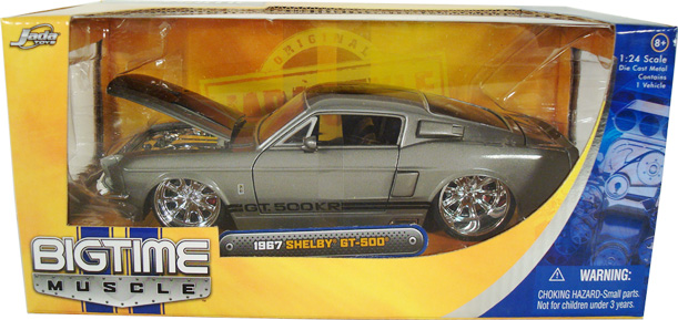 1967 Mustang Shelby GT-500KR - Grey (DUB City Bigtime Muscle) 1/24