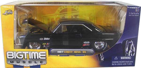1967 Chevy Nova SS Pro Stock - Black (DUB City Bigtime Muscle) 1/24