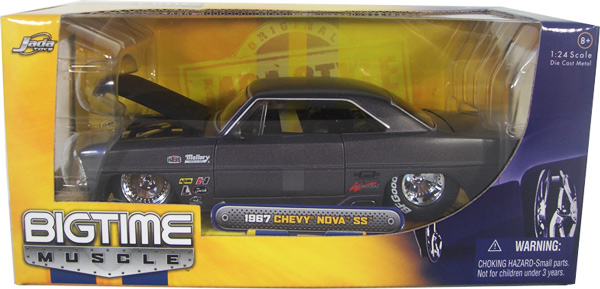 1967 Chevy Nova SS Pro Stock - Grey (DUB City Bigtime Muscle) 1/24