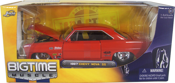 1967 Chevy Nova SS Pro Stock - Red (DUB City Bigtime Muscle) 1/24