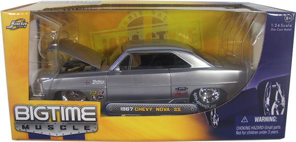 1967 Chevy Nova SS Pro Stock - Silver (DUB City Bigtime Muscle) 1/24