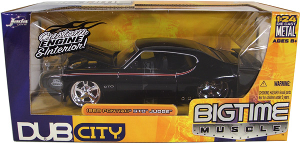 1969 Pontiac GTO 'The Judge' - Black (DUB City Bigtime Muscle) 1/24