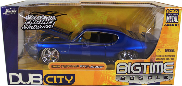 1969 Pontiac GTO 'The Judge' - Candy Blue (DUB City Bigtime Muscle) 1/24