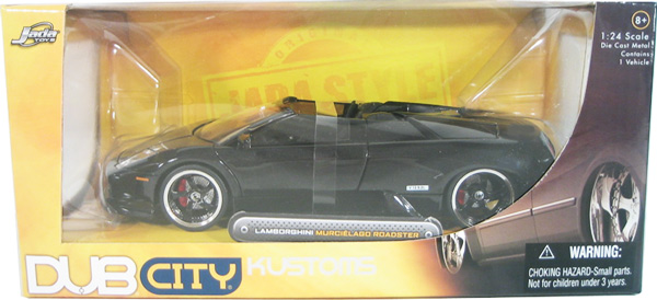 Lamborghini Murcielago Roadster - Black (DUB City) 1/24