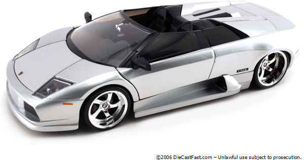 Lamborghini Murcielago Roadster - Metallic Silver (DUB City Euro-Spec) 1/24