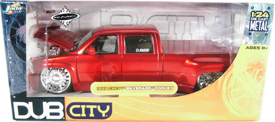 1999 Chevy Silverado Dooley - Red (DUB City) 1/24