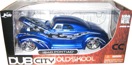 1940 Pontiac Coupe - Metallic Blue (DUB City Old Skool) 1/24