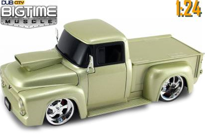 1956 Ford F-100 Pickup - Champagne (DUB City Bigtime Muscle) 1/24