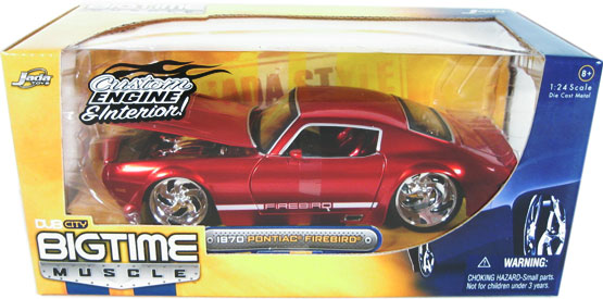 1970 Pontiac Firebird - Candy Red (DUB City Bigtime Muscle) 1/24