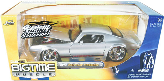 1970 Pontiac Firebird - Silver (DUB City Bigtime Muscle) 1/24