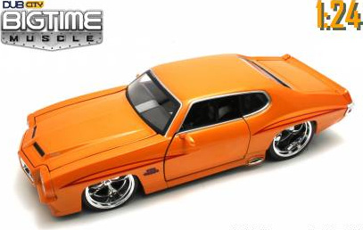1971 Pontiac GTO - Orange (DUB City Bigtime Muscle) 1/24