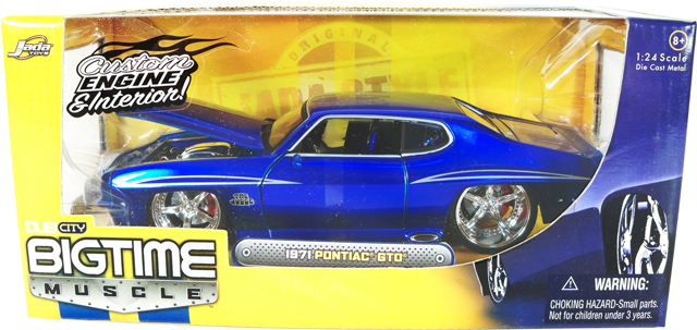 1971 Pontiac GTO - Blue (DUB City Bigtime Muscle) 1/24