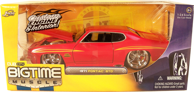 1971 Pontiac GTO - Red (DUB City Bigtime Muscle) 1/24