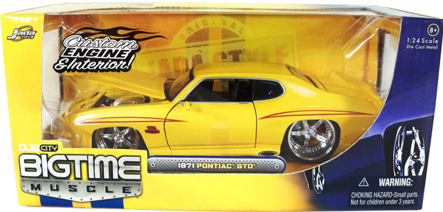 1971 Pontiac GTO - Yellow (DUB City Bigtime Muscle) 1/24