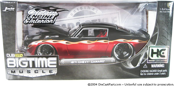 1971 Chevy Camaro - Red & Black (DUB City Bigtime Muscle) 1/24