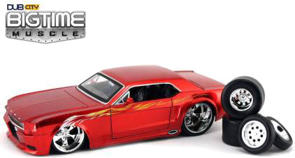 1965 Ford Mustang - Metallic Red (DUB City Bigtime Muscle) 1/24