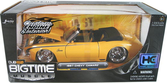 1967 Chevy Camaro Convertible - Yellow (DUB City Bigtime Muscle) 1/24