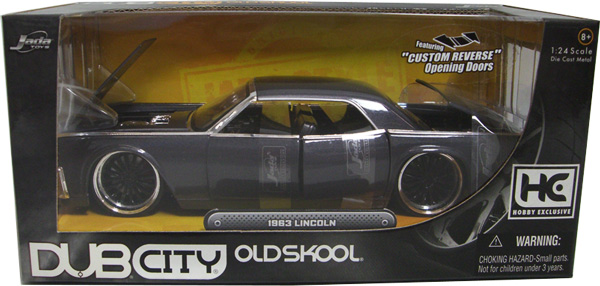 1963 Lincoln Continental - Charcoal Grey (DUB City) 1/24