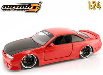 1998 Nissan 240SX (S14) - Red (Option D) 1/24