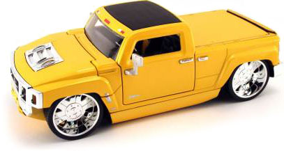 2003 Hummer H3T - Yellow (DUB City) 1/24